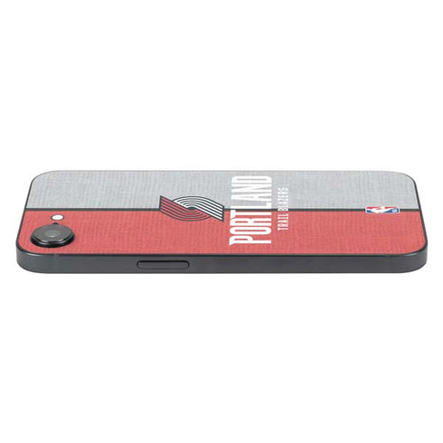 NBA Portland Trail Blazers Canvas iPhone 16e Skin